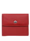 Кожаный красный кошелек на магните | 6737087 | фото 5