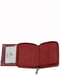 Кожаный красный кошелек на молнии | 6737101 | фото 2