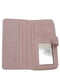 Шкіряний рожевий гаманець на блискавці | 6737118 | фото 2