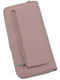 Кожаный розовый кошелек на молнии | 6737118 | фото 4