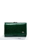 Шкіряний зелений гаманець | 6737124