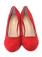 Червоні туфлі на стійких підборах | 6737380 | фото 2
