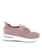 Розовые текстильные кроссовки | 6737396 | фото 4