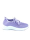 Фіолетові текстильні кросівки | 6737398 | фото 4