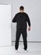 Черный спортивный костюм: толстовка и брюки | 6737448 | фото 6