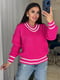 Пуловер в'язаний рожевий | 6737228 | фото 4