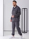 Вельветовий костюм графітового кольору: сорочка та джогери | 6737332 | фото 2