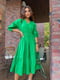 Сукня А-силуету повітряна зелена | 6737356