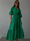 Сукня А-силуету повітряна зелена | 6737356 | фото 3
