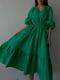 Сукня А-силуету повітряна зелена | 6737356 | фото 4