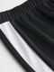 Спортивные черные брюки с контрастными полосками | 6684733 | фото 2