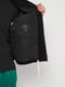 Утеплена чорна куртка з бавовняного вельвету | 6684808 | фото 4