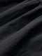 Сукня чорна з короткими просторими рукавами-буфами | 6685069 | фото 2
