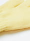 Мягкие желтые трикотажные перчатки | 6708696 | фото 2