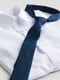 Атласный темно-синий галстук | 6737658 | фото 2