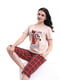 Трикотажна піжама: футболка і капрі | 6737760