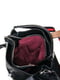 Черная сумка-мешок с красным подкладом | 6741236 | фото 2
