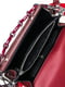 Красная сумка на широком плечевом ремне | 6741237 | фото 2