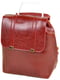 Рюкзак-сумка бордового кольору | 6741429