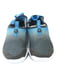 Текстильні блакитні кросівки без шнурівки | 6756455 | фото 2