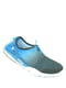 Текстильні блакитні кросівки без шнурівки | 6756455 | фото 3
