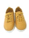 Жовті шкіряні кросівки | 6756484 | фото 3