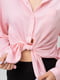 Рожева асиметрична сорочка-блуза | 6738945 | фото 5