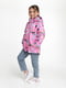 Куртка рожева з принтом | 6739104 | фото 5