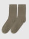 Шкарпетки кольору хакі | 6739566 | фото 4