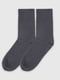 Шкарпетки кольору антрацит | 6739587 | фото 6