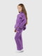 Спортивний костюм фіолетовий: толстовка та штани | 6739888 | фото 2