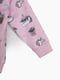 Костюм рожевий з принтом: світшот та штани | 6741016 | фото 4