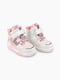 Кросівки-скейтера біло-рожеві | 6741570