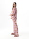 Рожева піжама в принт: джемпер і штани | 6742003 | фото 2