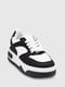 Біло-чорні кросівки на шнурівці | 6742390 | фото 6