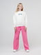Спортивні штани палаццо рожевого кольору | 6743676 | фото 2