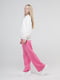 Спортивні штани палаццо рожевого кольору | 6743676 | фото 3