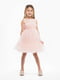 Сукня святкова персикового кольору | 6744162