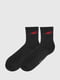 Темно-сірі шкарпетки з принтом (18-20 р.)  | 6744167 | фото 3