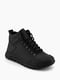 Чорні текстильні кросівки на шнурівці | 6744175 | фото 3