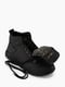 Чорні текстильні кросівки на шнурівці | 6744175 | фото 7