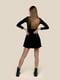 Сукня А-силуету чорна в рубчик | 6744345 | фото 6