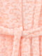 Халат персикового кольору з анімалістичним малюнком | 6745195 | фото 7