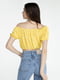 Жовта блуза в принт | 6745254 | фото 3