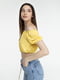 Жовта блуза в принт | 6745254 | фото 2