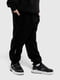 Спортивні штани чорні з принтом | 6746065 | фото 2