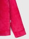 Піжама малинового кольору з принтом: лонгслів і штани | 6746363 | фото 4