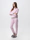 Піжама рожева з принтом: світшот та джогери | 6746668 | фото 4