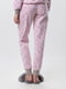Піжама рожева з принтом: світшот та джогери | 6746668 | фото 7