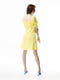 Жовта спідниця А-силуету з фігурним вирізом | 6747089 | фото 5
